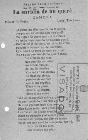 La envidia de un queré ZAMBRA