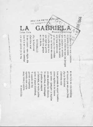 LA GABRIELA