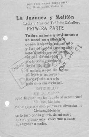 La Juanuca y Melitón PRIMERA PARTE