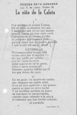 La niña de la Caleta