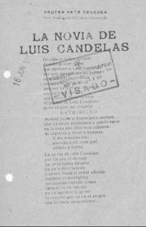 LA NOVIA DE LUIS CANDELAS