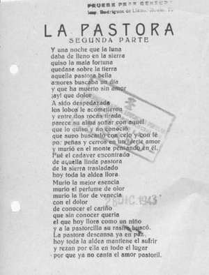 LA PASTORA SEGUNDA PARTE