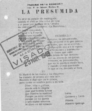 LA PRESUMidA
