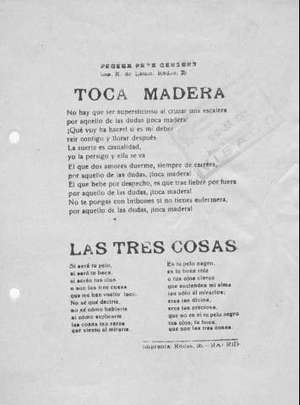 LAS TRES COSAS