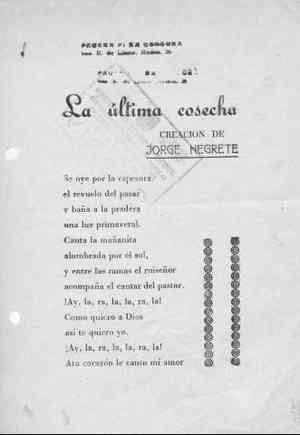 La última cosecha