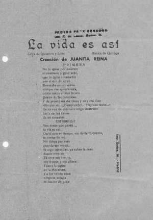La vida es así PRIMERA