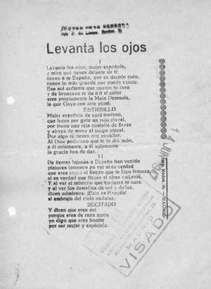 Levanta los ojos