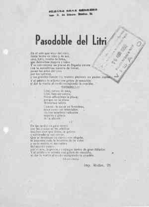 Pasodoble del Litri