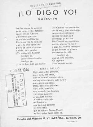 ¡LO DIGO YO! Garrotín