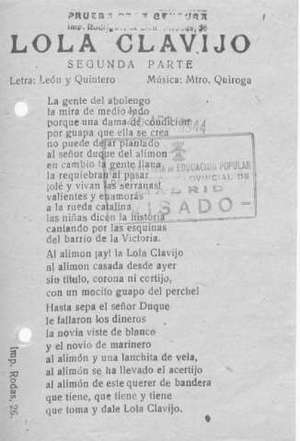 LOLA CLAVIJO SEGUNDA PARTE