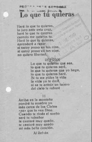 Lo que tú quieras