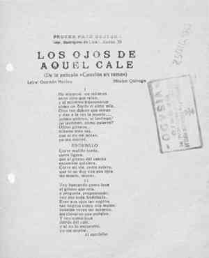 LOS OJOS DE AQUEL CALÉ (De la película 