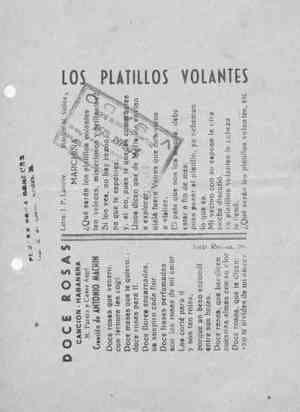 LOS PLATILLOS VOLANTES