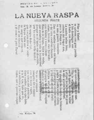 LA NUEVA RASPA SEGUNDA PARTE