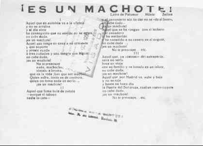 ¡ES UN MACHOTE!