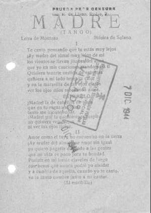 MADRE (TANGO)