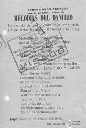 MELODÍAS DEL DANUBIO