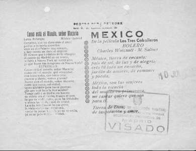 MÉXICO BOLERO