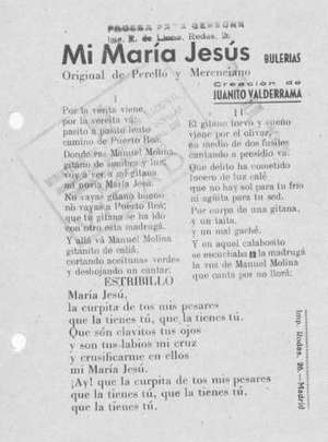 Mi María Jesús BULERÍAS