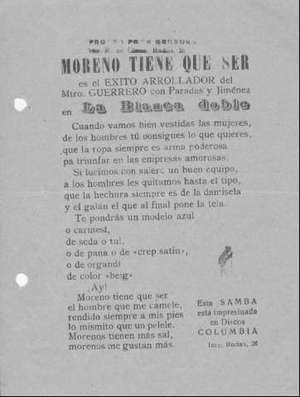 MORENO TIENE QUE SER