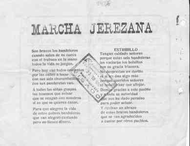MARCHA JEREZANA