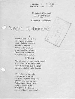 Negro carbonero