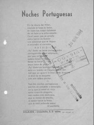 Noches Portuguesas