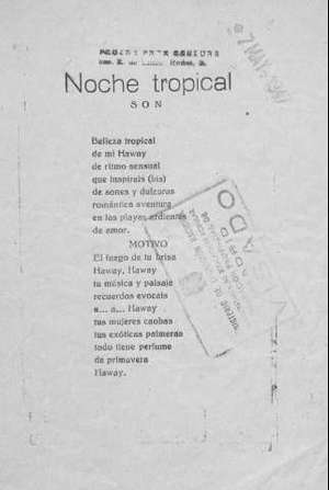 Noche tropical SON