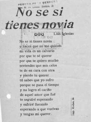 No sé si tienes novia