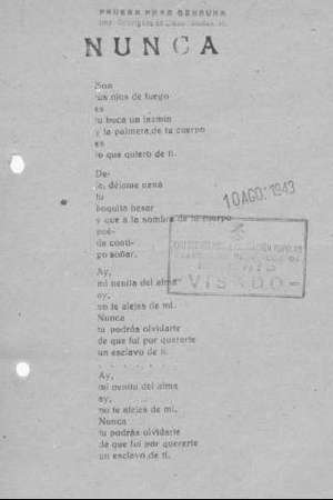 NUNCA