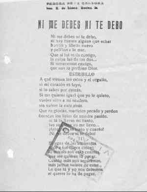 NI ME DEBES NI TE DEBO