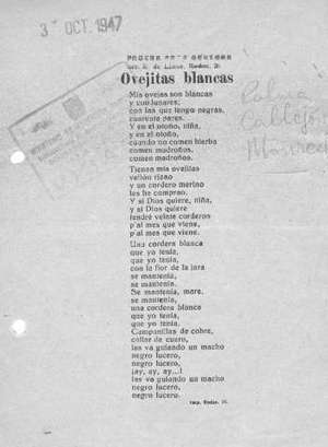 Ovejitas blancas