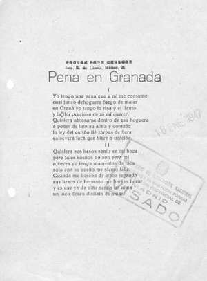 Pena en Granada