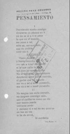 PENSAMIENTO