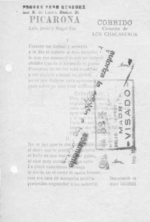 PICARONA CORRidO