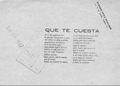 QUÉ TE CUESTA