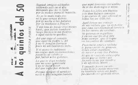 A los quintos del 50 SEGUNDA PARTE
