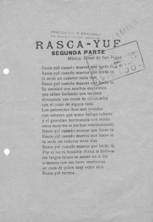 RASCA-YUF SEGUNDA PARTE