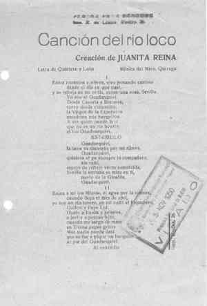 Canción del río loco