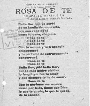 ROSA DE TE COMPARSA BRASILEIRA