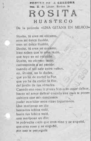 ROSITA. HUASTECO