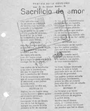 Sacrificio de amor