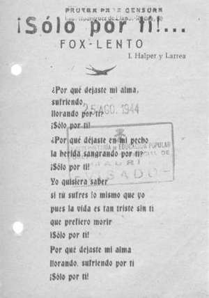 ¡Sólo por tí...!FOX-LENTO