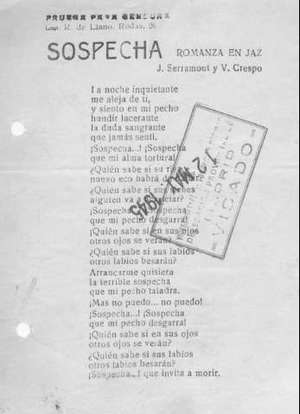 SOSPECHA ROMANZA EN JAZ