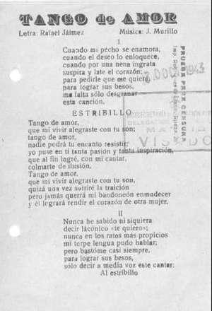 TANGO DE AMOR