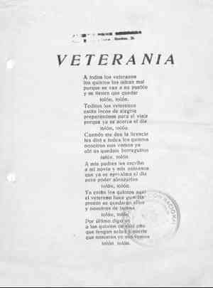 VETERANÍA