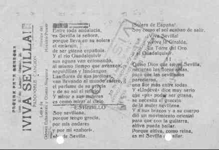 ¡VIVA SEVILLA! Pasodoble Canción