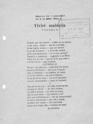 VIVIRÉ MALDECÍA Farruca