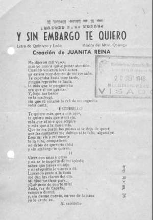 Y SIN EMBARGO TE QUIERO
