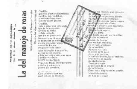 LA DEL MANOJO DE ROSAS